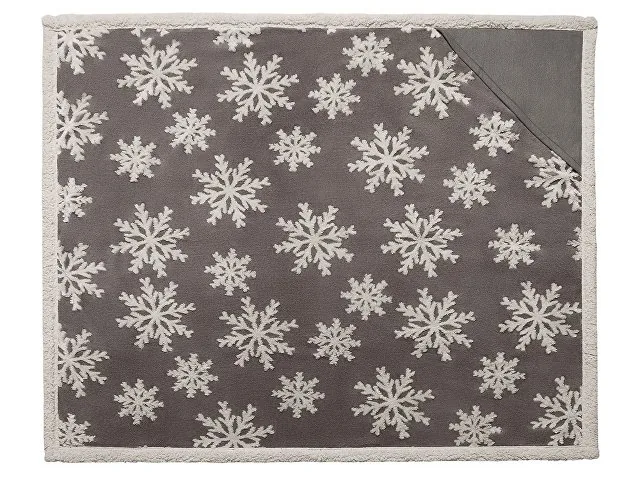Плед Snowflake новогодний с капюшоном фото 3