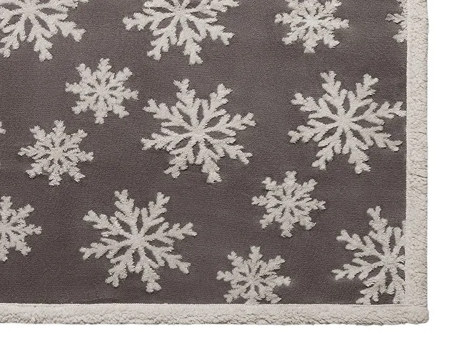 Плед Snowflake новогодний с капюшоном фото 5