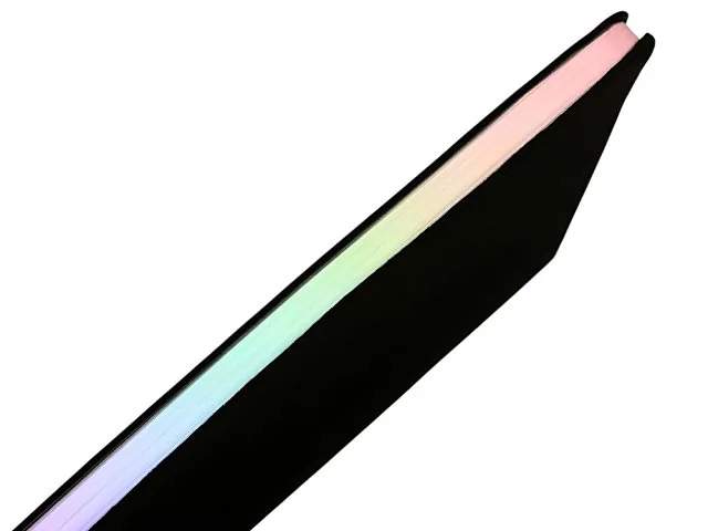 Блокнот А5 в гибкой обложке «Fellini» с голографическим срезом фото 8