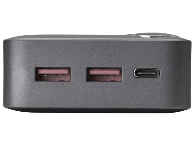 Внешний аккумулятор «Mild Pro» c быстрой зарядкой QC/PD, металлик soft-touch, 20 000 mAh фото 6