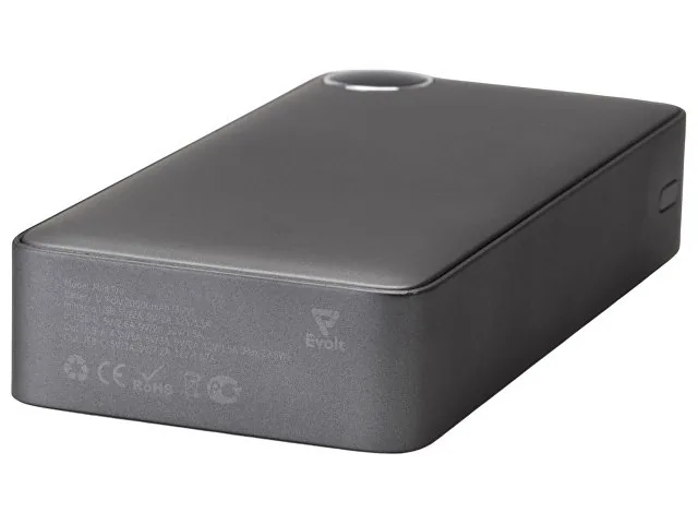 Внешний аккумулятор «Mild Pro» c быстрой зарядкой QC/PD, металлик soft-touch, 20 000 mAh фото 7
