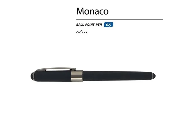 Ручка пластиковая шариковая «Monaco» софт-тач фото 2