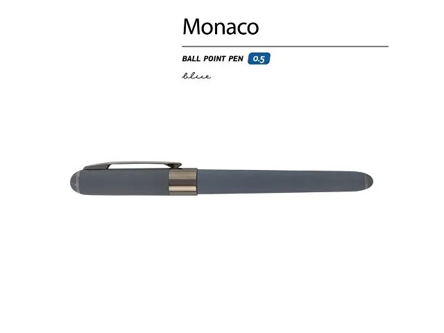 Ручка пластиковая шариковая «Monaco» софт-тач фото 2