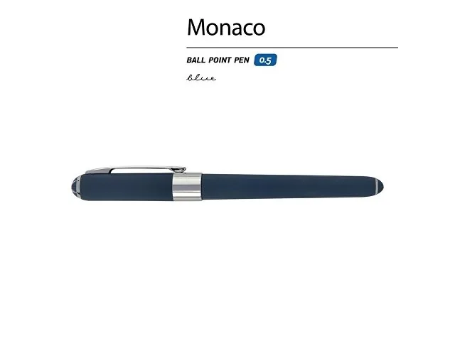Ручка пластиковая шариковая «Monaco» софт-тач фото 2