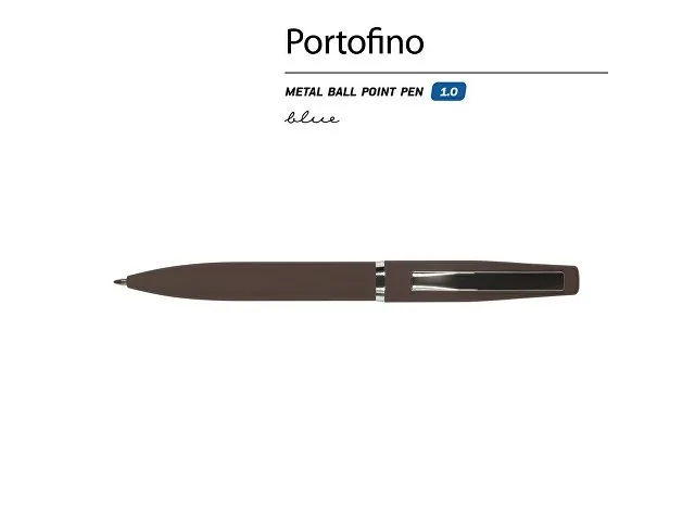 Ручка металлическая шариковая «Portofino», софт-тач фото 2