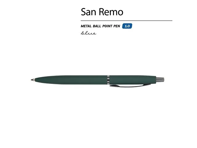 Ручка металлическая шариковая «San Remo», софт-тач фото 2