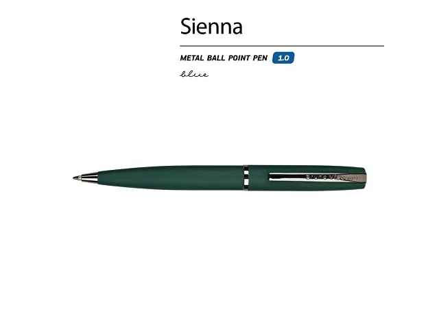 Ручка металлическая шариковая «Sienna», софт-тач фото 2