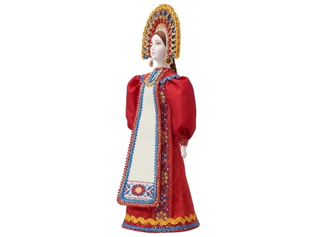 Подарочный набор: кукла фарфоровая, чай "Малина с мятой" фото 11