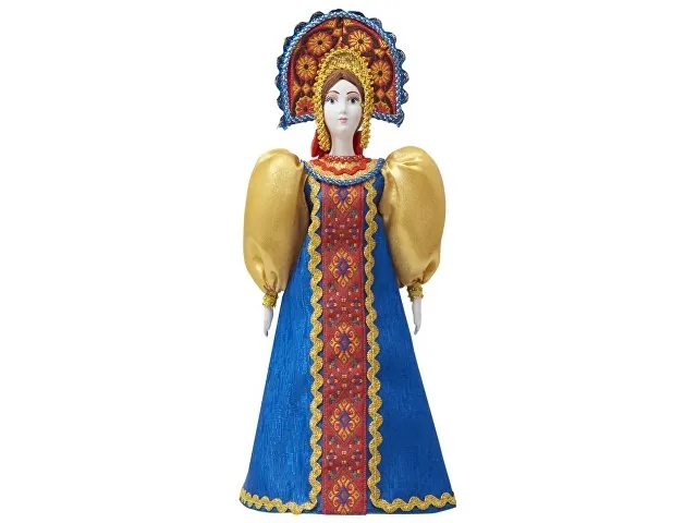 Подарочный набор: кукла фарфоровая, чай "Малина с мятой" фото 12