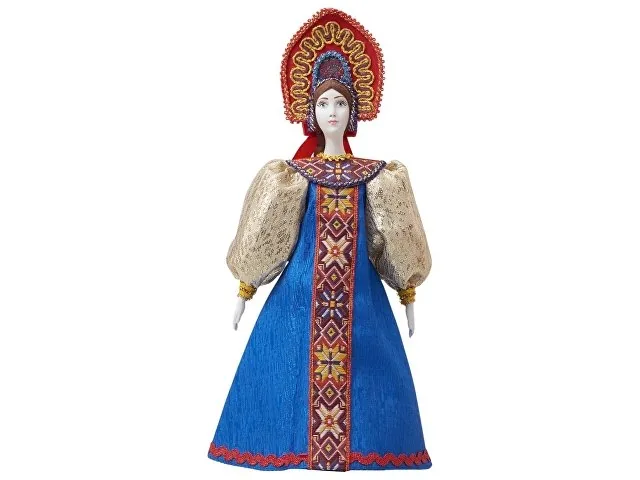Подарочный набор: кукла фарфоровая, чай "Малина с мятой" фото 15