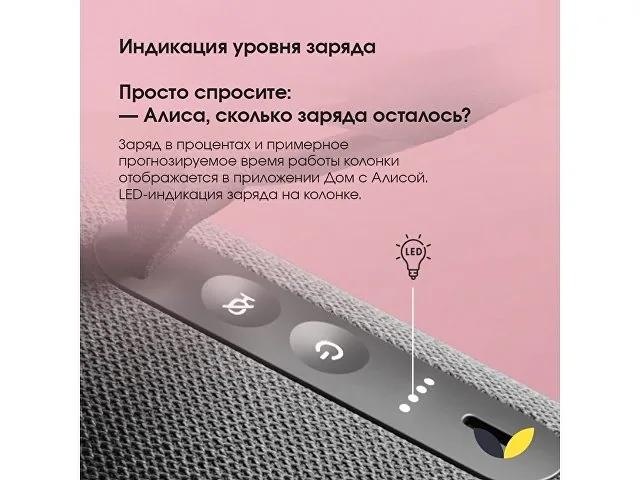Умная колонка ЯНДЕКС Станция Стрит с Алисой фото 4