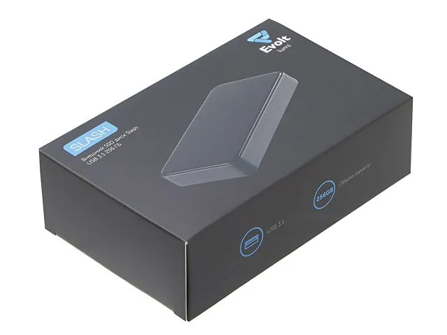 Внешний SSD диск с подсветкой гравировки  «Слэш», 256 ГБ фото 9