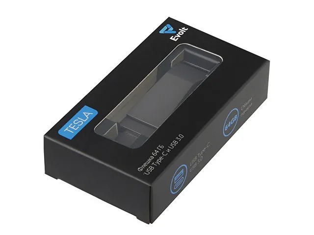 Флешка 64 ГБ USB Type-C и USB 3.0 «Тесла» фото 9