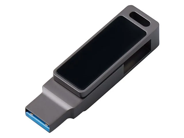 USB3.0/ Type-C флешка 2в1 на 32 ГБ «Спинлайт» с подсветкой фото 4