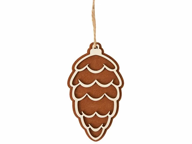 Деревянная подвеска на елку «Cedar» фото 2