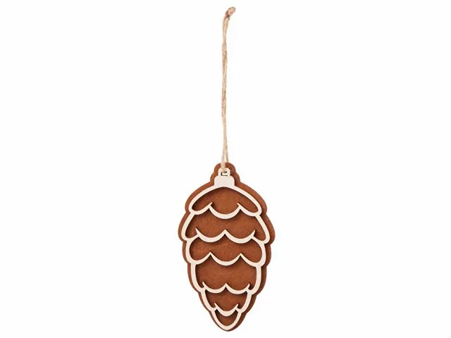 Деревянная подвеска на елку «Cedar» фото 3