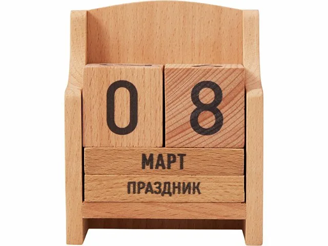 «Вечный» календарь из бука фото 2