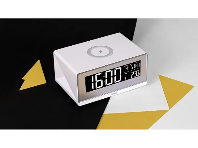 Часы с беспроводным зарядным устройством «Timebox 2» фото 8