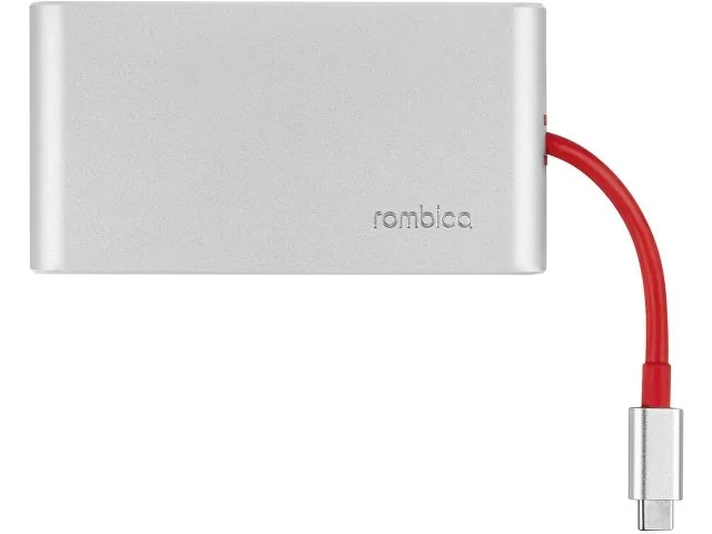 Хаб 8-в-1 Type-C «Hermes», USB 3.0 x 3, Type-C PD, HDMI, LAN, картридер фото 2