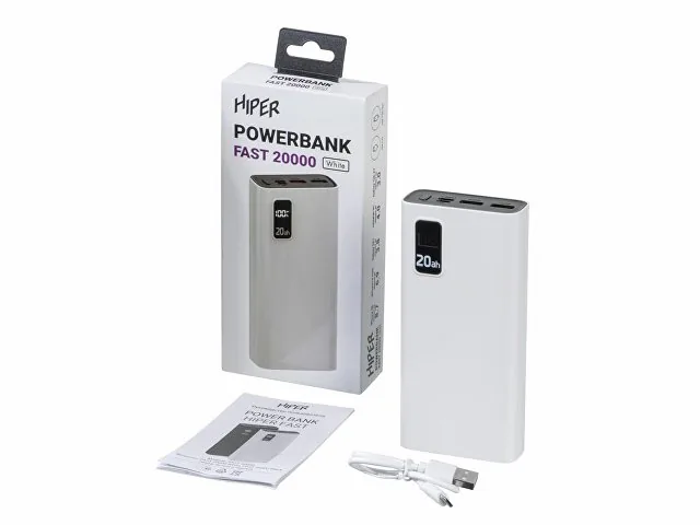 Портативный внешний аккумулятор «FAST», 20000 mAh фото 8
