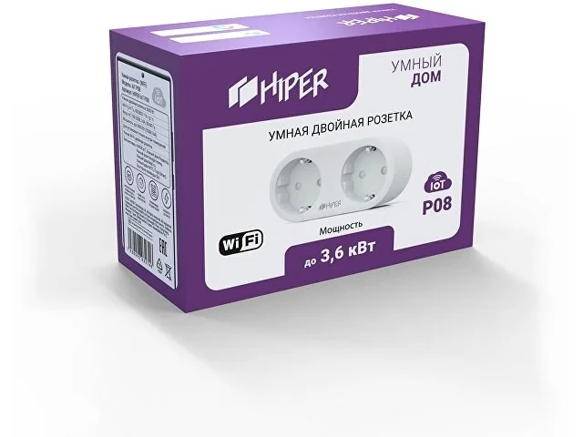 Умная двойная розетка «IoT P08» фото 2