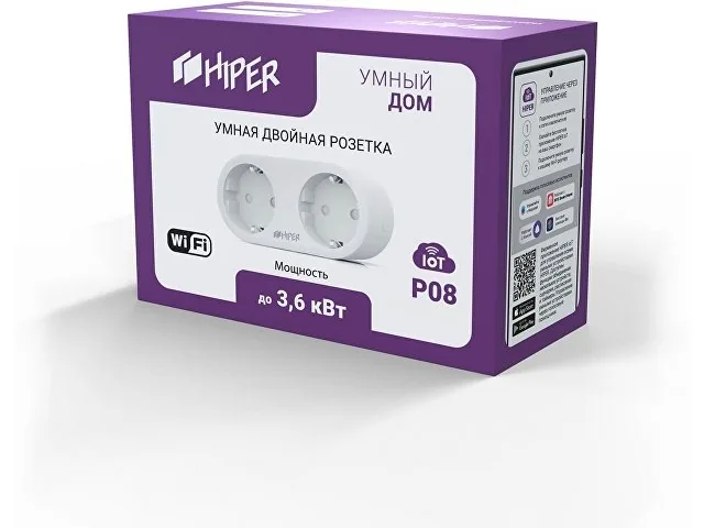 Умная двойная розетка «IoT P08» фото 3