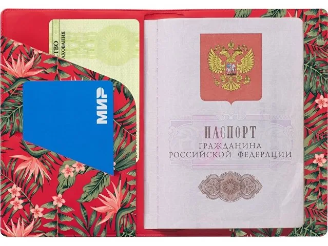Обложка для паспорта с возможностью полноцветной УФ-печати, софт-тач фото 6