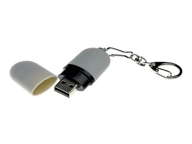 USB 2.0- флешка «Goutte Soft-touch» на 512 Мбайт каплевидной формы фото 2