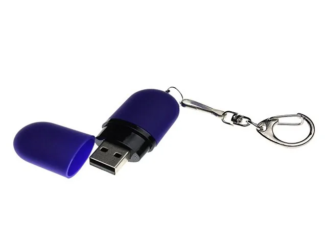USB 2.0- флешка «Goutte Soft-touch» на 4 Гб каплевидной формы фото 2