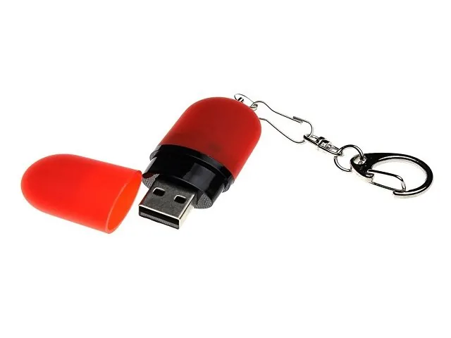 USB 2.0- флешка «Goutte Soft-touch» на 8 Гб каплевидной формы фото 2