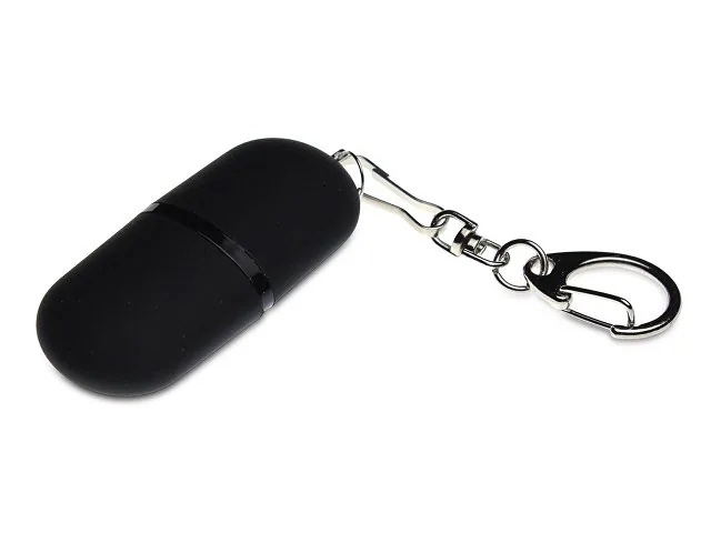 USB 2.0- флешка «Goutte Soft-touch» на 16 Гб каплевидной формы