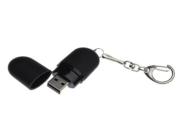 USB 2.0- флешка «Goutte Soft-touch» на 32 Гб каплевидной формы фото 2