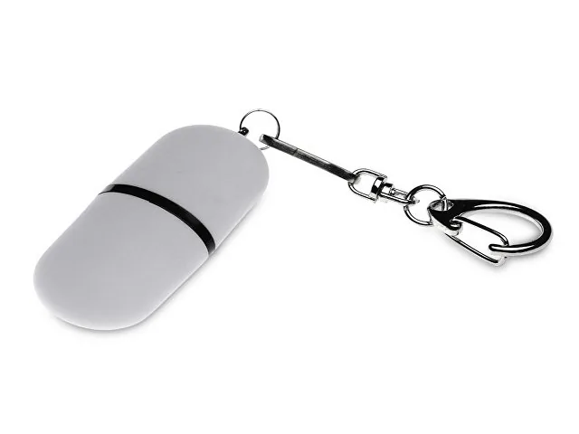 USB 2.0- флешка «Goutte Soft-touch» на 128 Гб каплевидной формы