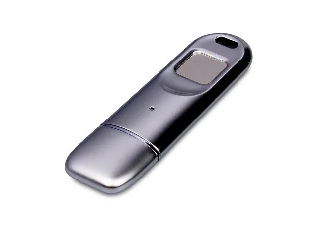 USB 3.0-флешка на 128 Гб со сканером отпечатков пальцев в подарочной упаковке