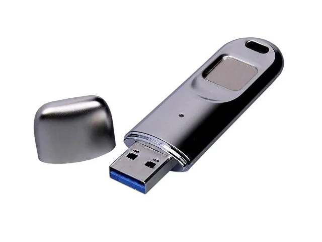 USB 3.0-флешка на 256 Гб со сканером отпечатков пальцев в подарочной упаковке фото 2