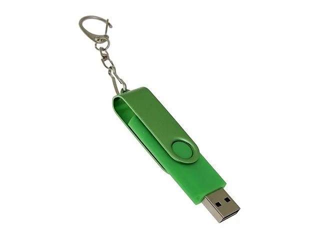 USB 3.0- флешка на 16 Гб с поворотным механизмом и дополнительным разъемом Type-C фото 3