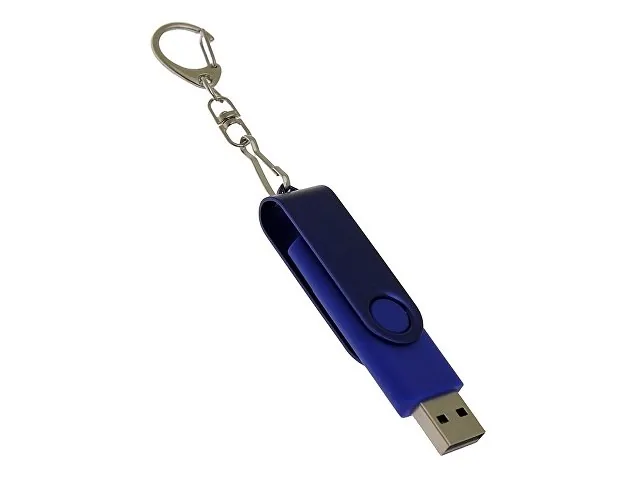 USB 3.0- флешка на 32 Гб с поворотным механизмом и дополнительным разъемом Type-C фото 3