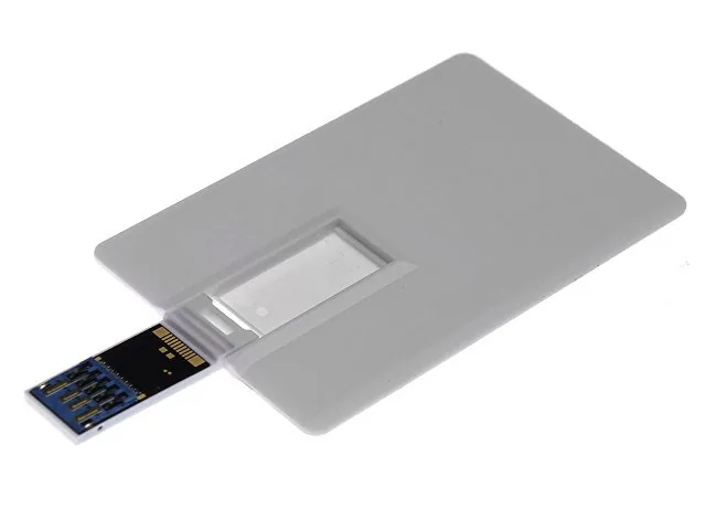 USB 3.0- флешка на 32 Гб в виде визитки, с раскладным чипом фото 3
