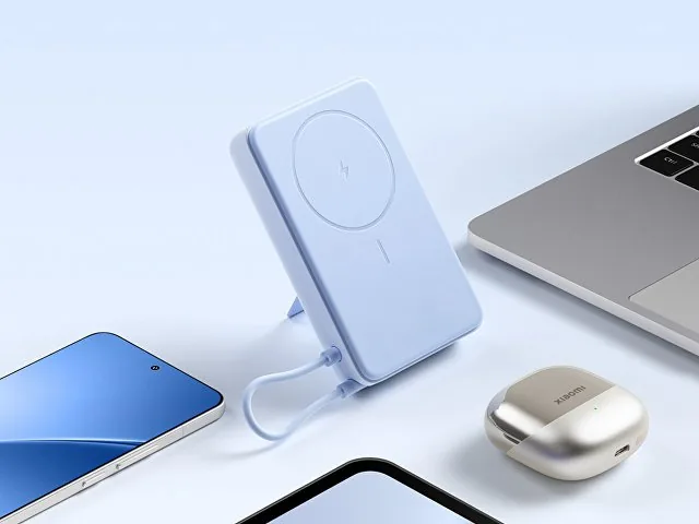 Внешний аккумулятор Xiaomi Magnetic Power Bank with Built-in Stand, 10000 мАч фото 10
