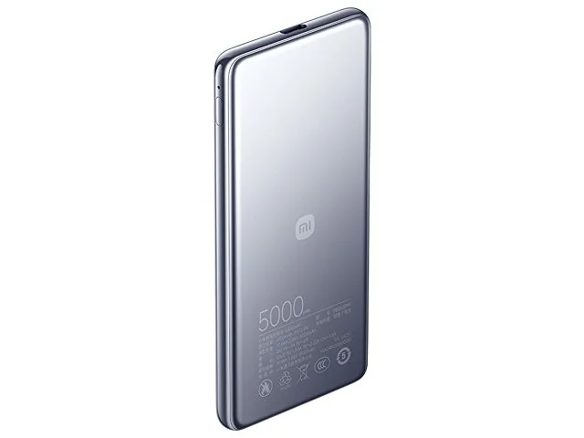 Внешний аккумулятор Xiaomi Ultra Slim Power Bank, 5000 мАч фото 3