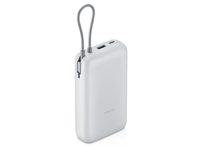 Внешний аккумулятор с встроенным кабелем Xiaomi Power Bank (Integrated Cable), 20000 мАч