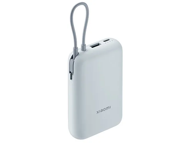 Внешний аккумулятор со встроенным кабелем Mi Power Bank (Integrated Cable), 10000 мАч фото 2