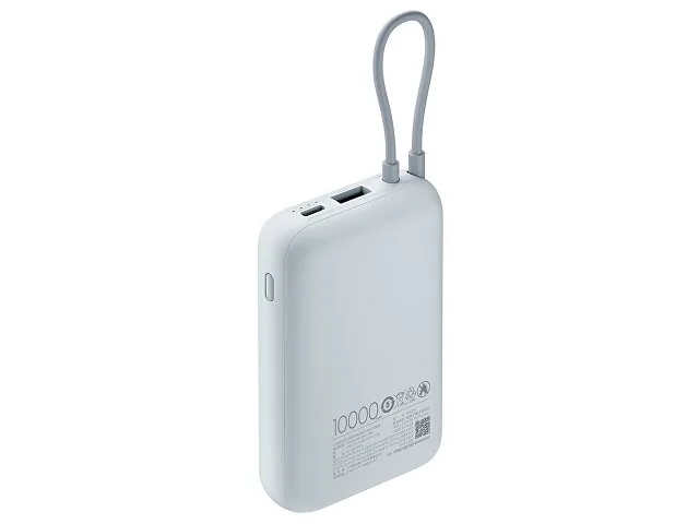 Внешний аккумулятор со встроенным кабелем Mi Power Bank (Integrated Cable), 10000 мАч фото 5