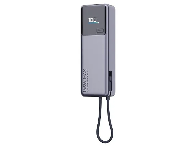 Внешний аккумулятор со встроенным кабелем Xiaomi 165W Power Bank, 10000 мАч фото 5