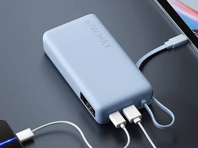 Внешний аккумулятор со встроенным кабелем Xiaomi 67W Power Bank (Integrated Cable), 20000 мАч фото 9