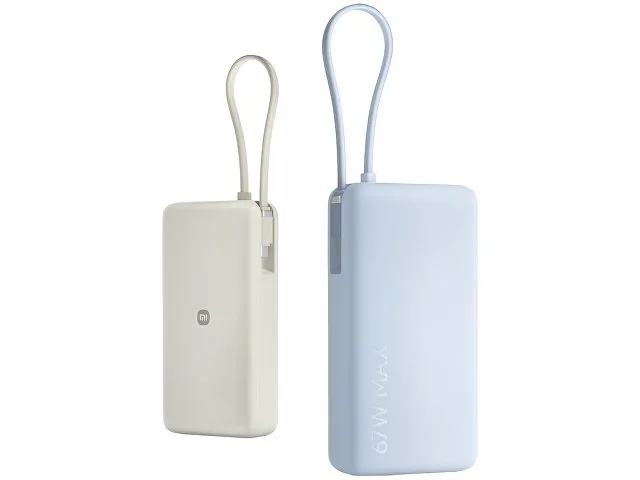 Внешний аккумулятор со встроенным кабелем Xiaomi 67W Power Bank (Integrated Cable), 20000 мАч фото 9