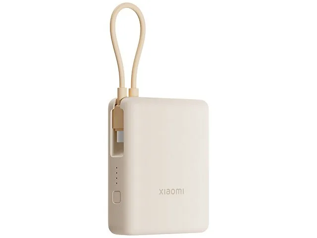 Внешний аккумулятор со встроенным кабелем Xiaomi Power Bank (Integrated Cable), 10000 мАч фото 2