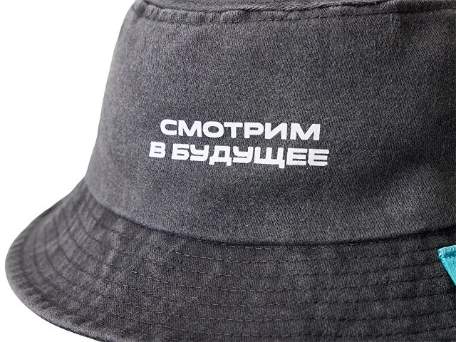 Панама «Дерек» из хлопка с термотрансфером и лейблом фото 2