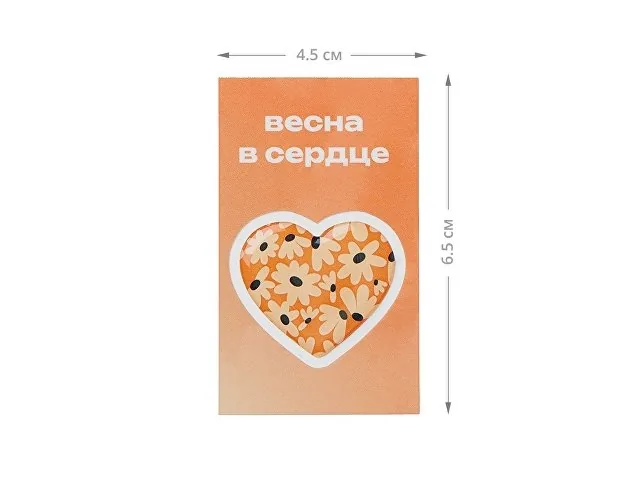 Стикер-открытка из эпоксидной смолы фото 2