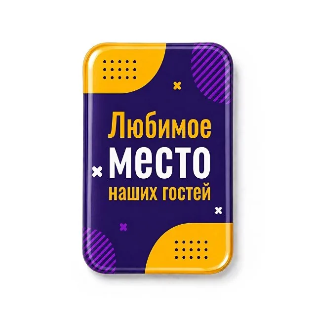 Объемный стикер из эпоксидной смолы на дверь вертикальный фото 2